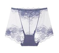 Générique String Haute Taille sans Coutures Femme À Jacquard Dentelle sous Vêtements Transparents Lingerie De Contrôle Abdominal Et Style Affirmé String Transparent Femme Version 2
