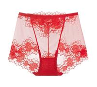 Générique String Haute Taille sans Coutures Femme À Jacquard Dentelle sous Vêtements Transparents Lingerie De Contrôle Abdominal Et Style Affirmé String Transparent Femme Version 2