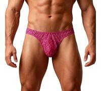 Générique String Homme Sexy Slips Grande Taille Serpentine Hot Mini Tanga Taille Basse Bikini Strings Ficelle Ouverte String de Bain Slip Chic T-Back sous-vêtement