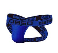 Générique String Homme Taille Basse Quatre Plis Pantalon Excitant Bikini (Blue XXL)