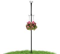Générique String Light Poles - Poles For Outdoor String Lights | Rustproof Outdoor Heavy Duty Metal Stand | Deck Patio Strings Lights Hanger | for Garden Pathway Driveway Patio Lawn Grassland