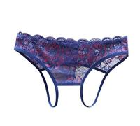 Générique String Ouvert, Culotte Ouverte à Lentre Jambe, Culotte Fendue, Lingerie Femmes, Basse Dentelle Sexy (8 Couleurs)