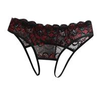 Générique String Ouvert, Culotte Ouverte à Lentre Jambe, Culotte Fendue, Lingerie Femmes, Basse Dentelle Sexy (8 Couleurs)