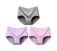 Générique String Tanga Femme Lot De 3 Pièces Élastique Bikini Culotte sans Couture Confort Respirante Slips Sensuel Lingerie Fluide Lune De Mieldessous