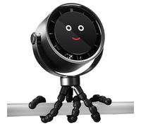 Générique Stroller Clip Fan, Portable Cooling Device, 360° Rotatable Small Air Cooler, Battery Operated Quiet, Flexible Clipped-On Design, for Summer Crib Car Seat Bike Treadmill