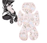 Générique Stroller Cooling Pad, Adjustable Carseats Ice Mat, 16.54x12.99x4.72 inches Adorable Waterproof Comfortable Stroller Cooling Liner for Pushchair, Dining Chair, Child Secure Seat