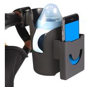 Générique Stroller Cup Holder, Scooter Bottle Mount, Compact Stroller Cup and Phone Holder for Bottle, Daily Use, Travel, Outdoors, Commuting, Shopping, Camping, Walking, Convenient