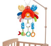 Générique Stroller Toys, Plush Hanging Rattle Set | Rotating Interactive Infant Stroller Hanging Toys Nursery Activity Early Learning Toy for Travel Use Home Nursery Play SetFun