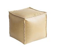 Générique Stuffable Cushion Bag, 2025 New Stuffable Cushion Bag, 16 inch Floor Footrest Cushions Storage Solution, Cube Decorative Footrest Storage, for Living Rooms Bedrooms (White)