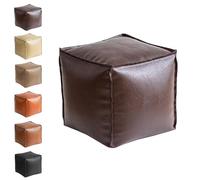 Générique Stuffable Cushion Bag, Retro Moroccan Vibe Unstuffed Pouf Ottomans, Clothes Storage (Style-A,1PCS)