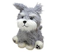 Générique Stuffed Animal Dog for Kid, Interactive Plush Schnauzer, Sleeping Companion Toy, Cute Soft Doll for Adults Teens Boys Girls Men and Everyday Comfort Playtime Present, 9.84 inches