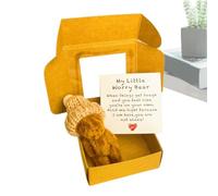 Générique Stuffed Animal, Handmade Plush Presents, Small Boxed Design, Inspirational Message Card, Ideal for Home Decor Accents, Thoughtful Gifting Moments, Positive Vibes Sharing