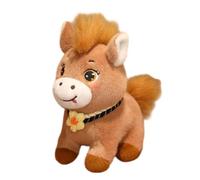 Générique Stuffed Animal Horse - Cute Big Eyes Soft Decor, Stuffed Animal, for Classroom, Easter, Halloween, Christmas, Birthday, Bedroom, Playroom, Bookshelves, Adorable, 26x20cm/10.24x7.87 inches