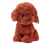 Générique Stuffed Animal, Kids Plush Toy, Adorable Stuffed Animal, Dog Stuffed Toy, Children Cute Plush Dog Toys, 7.09x7.87x9.84 inches Soft and Funny Brown Dog Plush for Boys and Girls