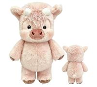 Générique Stuffed Animal - Large Cow Plush Doll, Soft Bedtime Comfort Companion with Gentle Touch Fabric Calming Feel, Squeeze Hug Relaxation Support, Ideal for Kids Teens Couples Sofa Decor