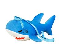 Générique Stuffed Animal Shark - Kawaii Marine Creature Backpack, Adorable Plush Shoulder Bag, Decorative Carrier, Durable Kids Fashion School Pack | Creative Cartoon Storage Accessory For, Teens,