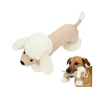 Générique Stuffed Animals for Dogs,Animal Design Tough Teether - Squeaky Plush Dog Toys,for Small Breed Pet Puppy Teething Boredom Relief Heavy Chewers Enrichment