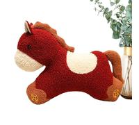 Générique Stuffed Animals - Lunar New Year of The Horse Plush | 55x15x40cm Auspicious Pillow Decor Cute Horse for Kids Adults Bedside Sofa Living Room Bedroom Nursery Car Chinese New Year