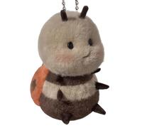 Générique Stuffed Animals, Sitting Ladybug Plush Toy, Soft Cute Doll, Shy Face Expression Toy, 7.09 inches Lightweight Adorable Kids’ Playmate and Cozy Home for Classroom Decor Companion