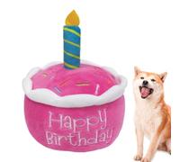 Générique Stuffed Birthday Cake Toy | Plush Toy, Creative Birthday Gift for Dogs, Washable & Durable, Suitable for All Breeds, Boy & Girl Gift