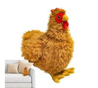 Générique Stuffed Chicken Doll - Plush Cushion Toy | Fabric with Elastic Cotton Stuffing, Smooth Texture, Adorable Animal Shape for Sofa Decoration Nap Support Kids Gift Idea