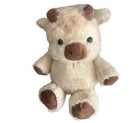 Générique Stuffed Cow, Adorable Huggable Plush Toy, Soft Stuffed Cow with Cute Design, Comfort Plush for Kids Girls, Nursery Home Sofa Shelf Decor, Collectible Animal Toy for Playtime Or Room Display