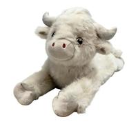 Générique Stuffed Cow Plush - Soft Companion, Cartoon Cushion for Kids Room, Soft Pillow with Farmhouse Decor, Sofa Interior, Lying Pose Plush for Birthday Celebration, and Boy Girl Playtime