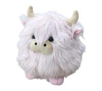 Générique Stuffed Cow - Soft Plush Doll Toy | 20cm Cute Huggable Long Hair Stuffed Cows with Adorable Design for Kids Girls Bedroom Home Nursery Sofa Shelf Decor Collectible Gift for Children Animal