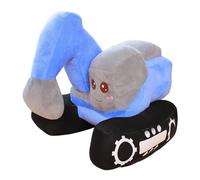 Générique Stuffed Excavator Plush Toy, Portable 10 inch Plush Doll Cartoon Car Toys for Living Rooms Children’s Room, Soft and Huggable Dolls, 10.24x9.06x9.06 inches