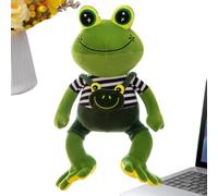 Générique Stuffed Frog-Plush, Soft Frog-Pillow, Cute Animal Plush Doll Toy