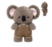 Générique Stuffed Koala, Soft Material Plush Koala Bear Pillow, Calming Nap Companion, Comforting Nap Hugging and Cuddling for Bedtime, Relaxation, Meditation, Home, 12.2 inches, Grey