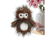 Générique Stuffed Owl - 25 Cm Realistic Bird Pillow, Cute Barn Owl Plush Toy | Decorative Animal Doll for Garden, School Classroom, Party, Kindergarten, Preschool, Grade Learning, Home Display Use