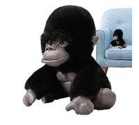 Générique Stuffed Plush Toy - Soft Realistic Monkey Pillow | Gibbon Chimpanzee Stuffed Animal | Creative, Hyper-Realistic Home Decor Hugging Toy for Children Adults, 20cm, Short Plush P