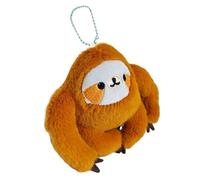 Générique Stuffed Sloth Keychan - Cute Toy, Animal Pendant Doll | 10cm Small Sloth Hanging Keychan for Backpack, Purse, Or Room Decoration, Cartoon Soft Doll for Kids Teens Adults, Fun Gift Access