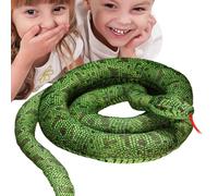 Générique Stuffed Snake | Ultra Soft 110cm Snake Plush Toy for Kids, Realistic Boa Constrictor Plush Snakee, Stuffed Animal Throw Pillow for Halloween Party Favors