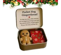 Générique Stuffed Toy - Felt, 2.5x2in Felt Doll Christmas Design | Inspirational and Decorative, Motivational Doll with Card for Men, Boyfriends, Coworkers, Friends, Adults, Christmas, Easter