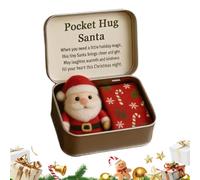 Générique Stuffed Toy - Felt, 2.5x2in Felt Doll Christmas Design | Inspirational and Decorative, Motivational Doll with Card for Men, Boyfriends, Coworkers, Friends, Adults, Christmas, Easter