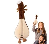 Générique Stuffed Toys, Musical Instrument Plush Set, Soft Violin Lute Guitar Doll, Cuddly Fabric Collectible, Ideal for Nursery, Bedroom Decor, Birthday Presents, Christmas Favors, Kids Playtime
