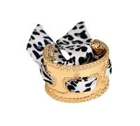 Générique Styles rétro Manchette pour Femmes Ruban Vibrant Accent Construction en Alliage Robuste Bijoux de Mode Styles rétro Bracelets de Manchette pour Femmes Ruban Vibrant