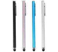 Générique Stylet Capacitif pour Écran Tactile 4 Pièces en Métal et Plastique, Haute Compatibilité et Sensation Confortable, pour Tablette Numérique et Smartphone