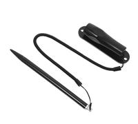 Générique Stylet Écran Tactile Résistif en Aluminium avec Pointe à Ressort, Lanière de Sécurité Anti-Perte et Support Stylo pour Équipements Industriels et Terminaux Pos