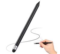 Générique Stylet Tactile Noir en Plastique pour Écrans Capacitifs et Résistifs, Stylet Multifonction pour Téléphone et Tablette, pour Écriture et Dessin