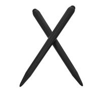 Générique Stylets Tactiles Noirs Double Pointe pour Écrans Pédagogiques, Stylo Abs Polyvalent 2pcs, pour Enseignement et Réunions Professionnelles