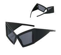 Générique Stylish Oversized Eyewear - Funny Fashion Glasses for Dancing | Trendy Hip Hop Sunglasses with Novelty Design, Cool Party Accessory, Decorative Costume Ornament, Eyewear for Adults