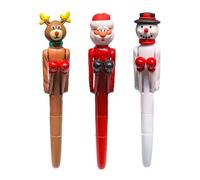 Générique Stylo à bille de boxe, stylo de boxe de Noël - 3 stylos à bille interactifs de Noël pour réduire le stress | Stylo d'écriture pour, outil d'écriture créatif, fournitures scolaires
