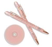 Générique Stylo à bille personnalisé avec gravure laser, stylo à bille avec stylet, ensembles avec 10/20/50/100, boîtier en différentes couleurs Or rose 100