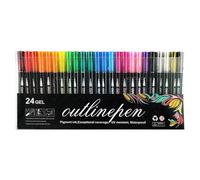 Générique Stylo À Paillettes Pour Le Dessin, Marqueurs Chatoyants, Ensemble De Crayons De À Double Glitter Lina-glitter | Marqueur D'auto- Pour Le Dessin À Paillettes, Le Scrapbooking, La Journal