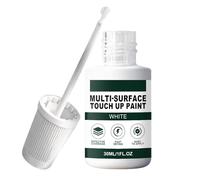 Générique Stylo à peinture blanche pour métal | Retouche rayures imperméable 30 ml | Peinture Murale à Séchage Rapide | pour Émail Meuble Cuisine Meuble Métal Électroménager