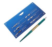 Générique Stylo à Tremper Calligraphique Bois 6 Plumage Interchangeables Coffret de Calligraphie Anglaise pour Écriture Artistique et Dessin Kit Calligraphie pour Étudiants et Débutants