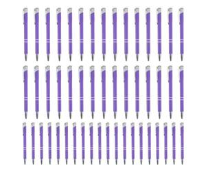 Générique Stylo Bille Métal Lot de 50 Stylos à Métalliques